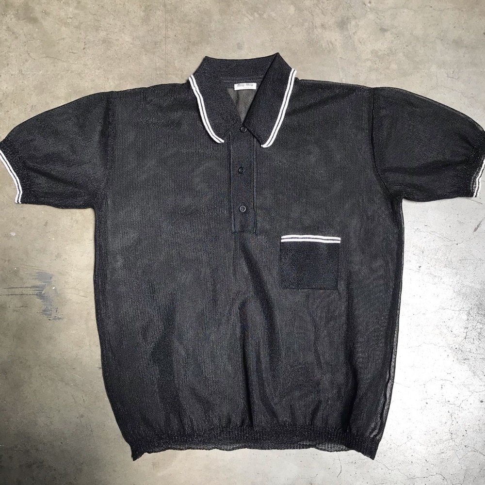 Miu Miu Mesh Shirt